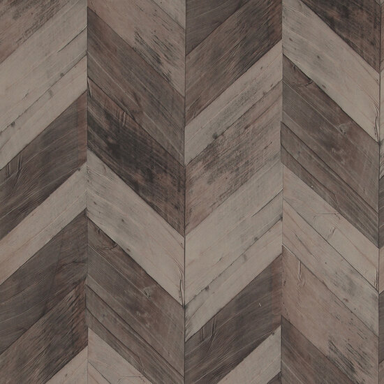 BN Wallcoverings Essentials 217994 visgraat hout vinyl op vlies