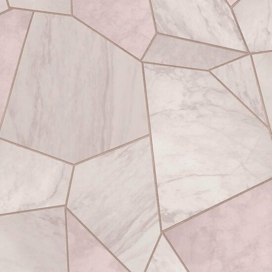 pink marmer goud grafisch  papier behang 