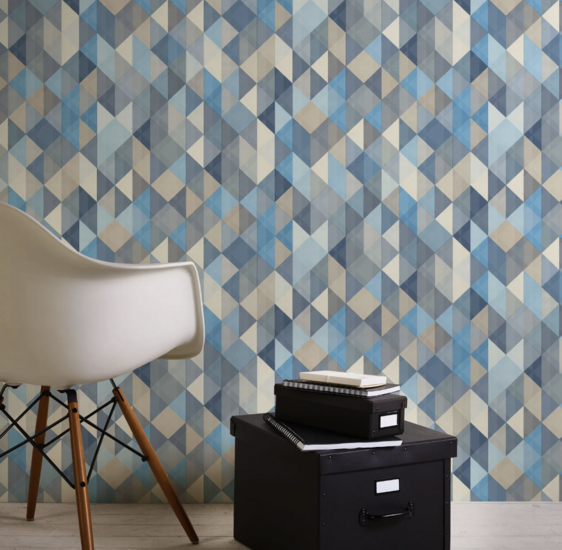 grafisch scandi vinyl op vlies