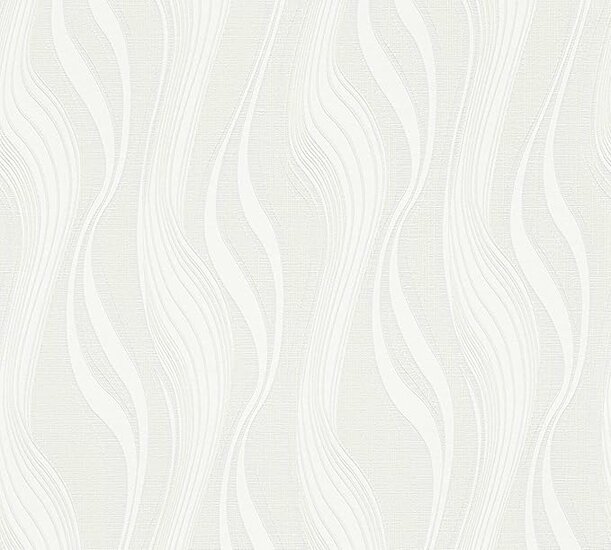 wit /off white grafisch vinyl op vlies