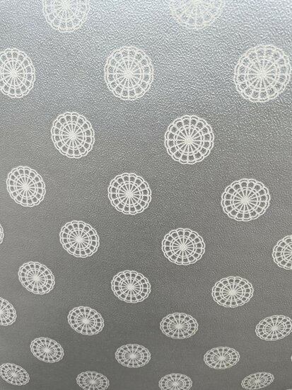 lace zilver off white  behang papier
