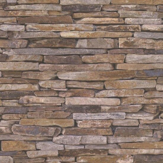 AS Creation Elements 9142-17 - 914217 Bruin / Beige