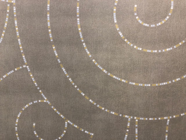 Pakket 4 Rollen - 313-05 donker taupe vinyl op vlies
